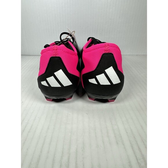 Size 10 adidas Predator Accuracy.3 FG Soccer Cleats Men Black Pink GW4602 NEW main image 6